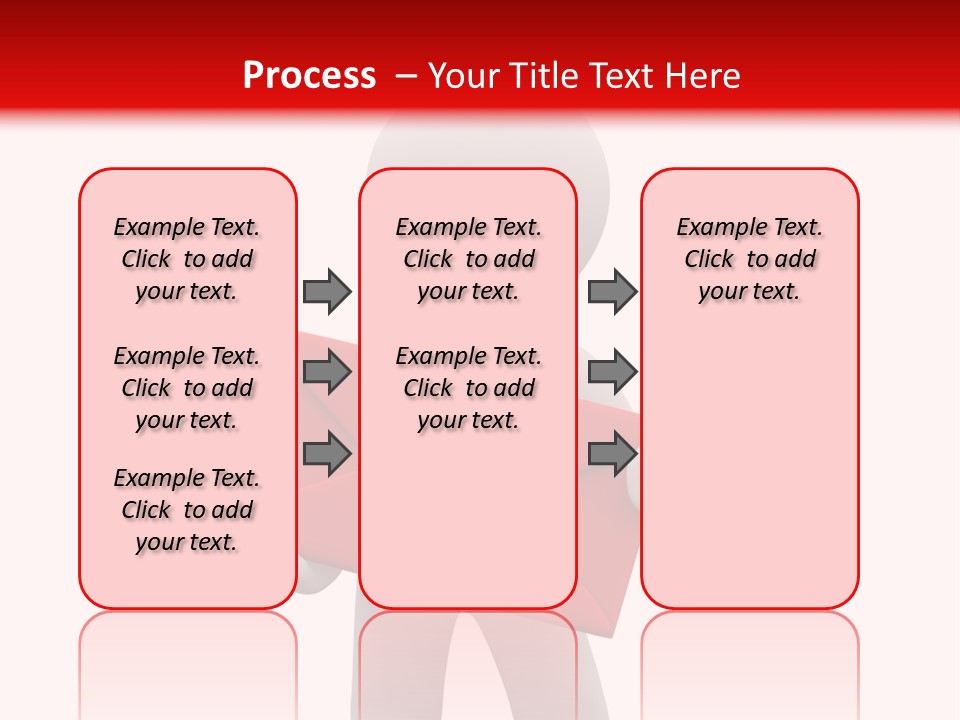 3D Postman With Big Red Envelope PowerPoint Template