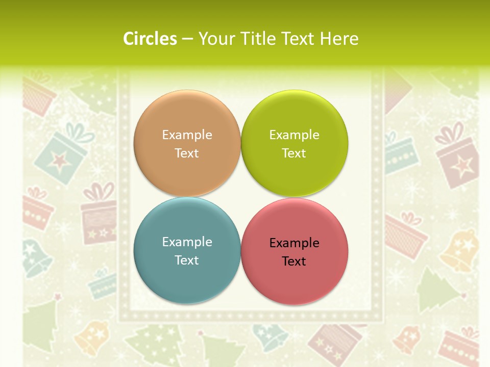 Beige Christmas Background, Vector Illustration Stock Vector Illustration: PowerPoint Template