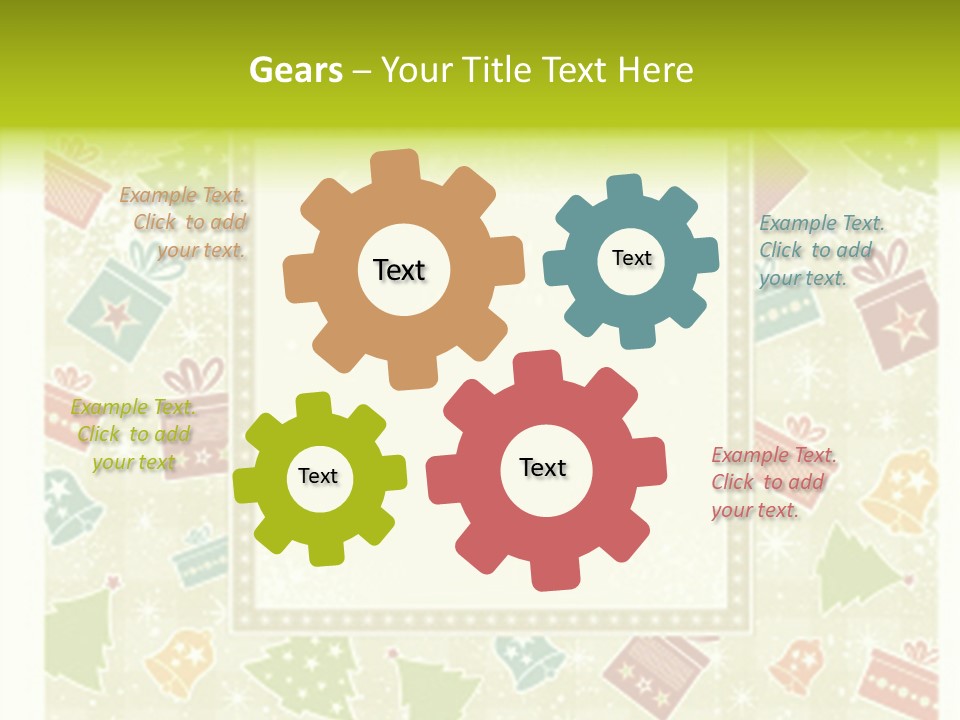 Beige Christmas Background, Vector Illustration Stock Vector Illustration: PowerPoint Template