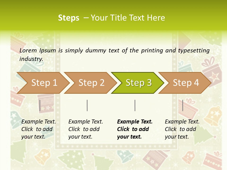 Beige Christmas Background, Vector Illustration Stock Vector Illustration: PowerPoint Template