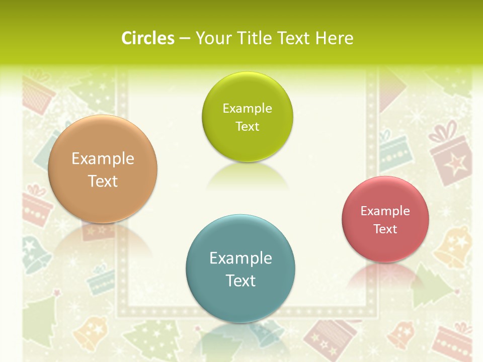 Beige Christmas Background, Vector Illustration Stock Vector Illustration: PowerPoint Template