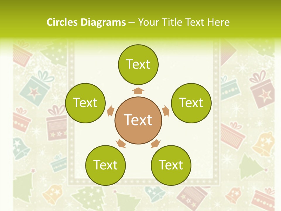 Beige Christmas Background, Vector Illustration Stock Vector Illustration: PowerPoint Template