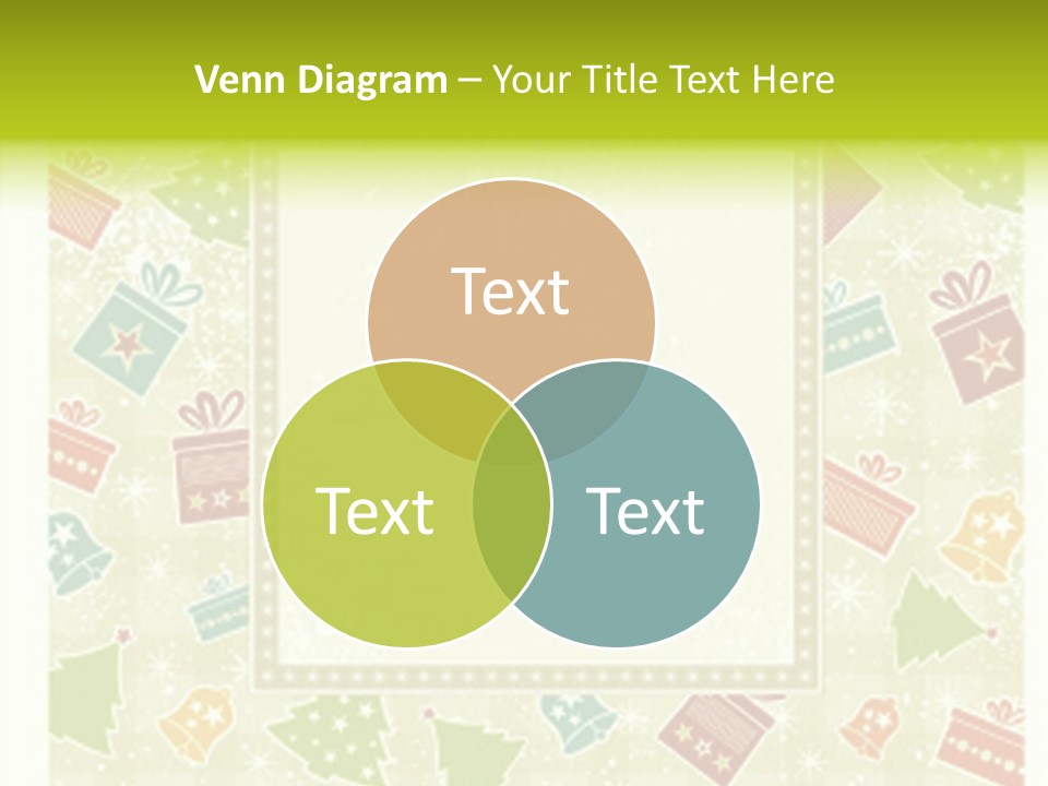 Beige Christmas Background, Vector Illustration Stock Vector Illustration: PowerPoint Template