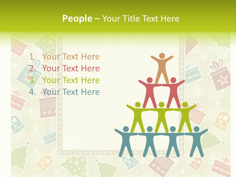 Beige Christmas Background, Vector Illustration Stock Vector Illustration: PowerPoint Template