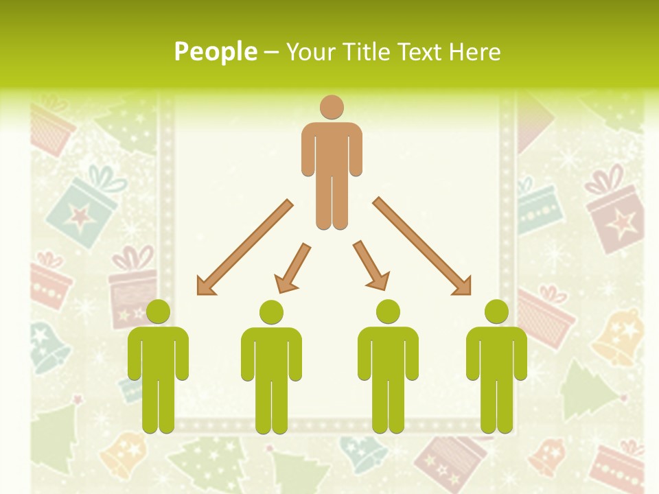 Beige Christmas Background, Vector Illustration Stock Vector Illustration: PowerPoint Template