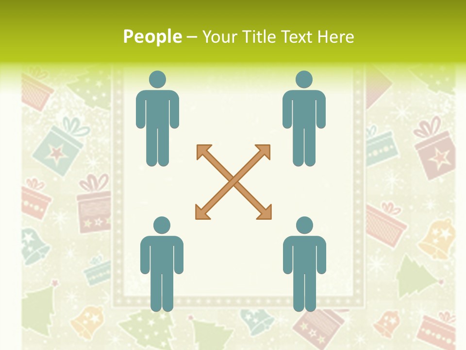 Beige Christmas Background, Vector Illustration Stock Vector Illustration: PowerPoint Template