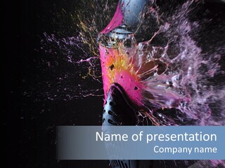 Direct Hit (Paintball Game) PowerPoint Template