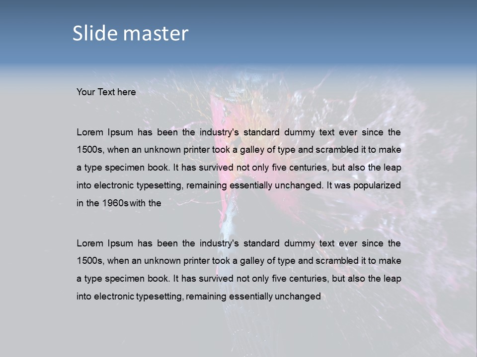 Direct Hit (Paintball Game) PowerPoint Template