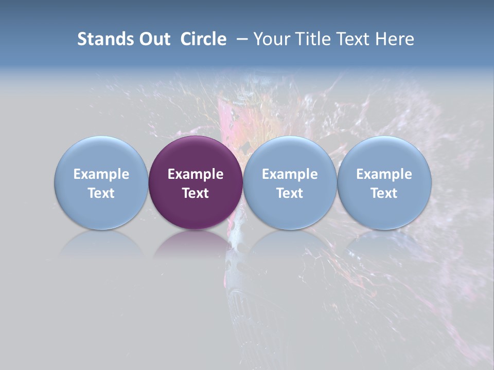 Direct Hit (Paintball Game) PowerPoint Template