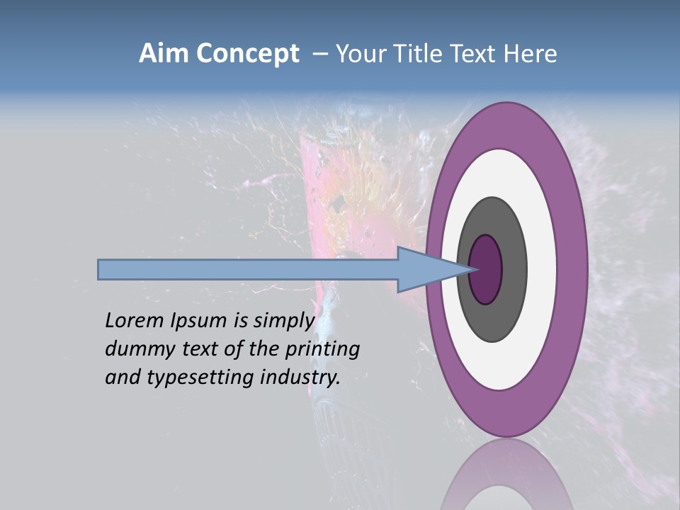 Direct Hit (Paintball Game) PowerPoint Template