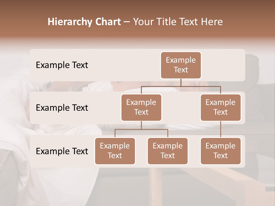 Man On Couch With Cat PowerPoint Template