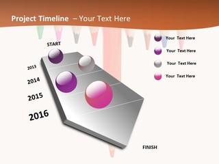 Joint Crayons Aligned With The Orange Leaving PowerPoint Template