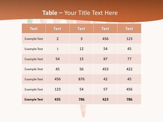 Joint Crayons Aligned With The Orange Leaving PowerPoint Template