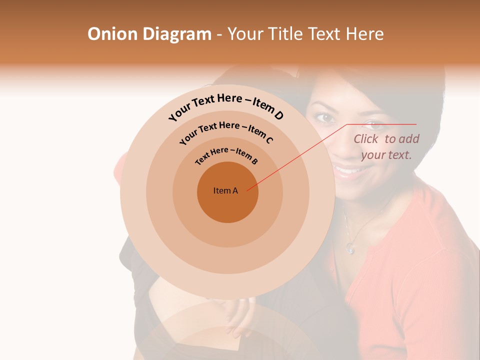 Two Beautiful Sisters From Asian Background. PowerPoint Template