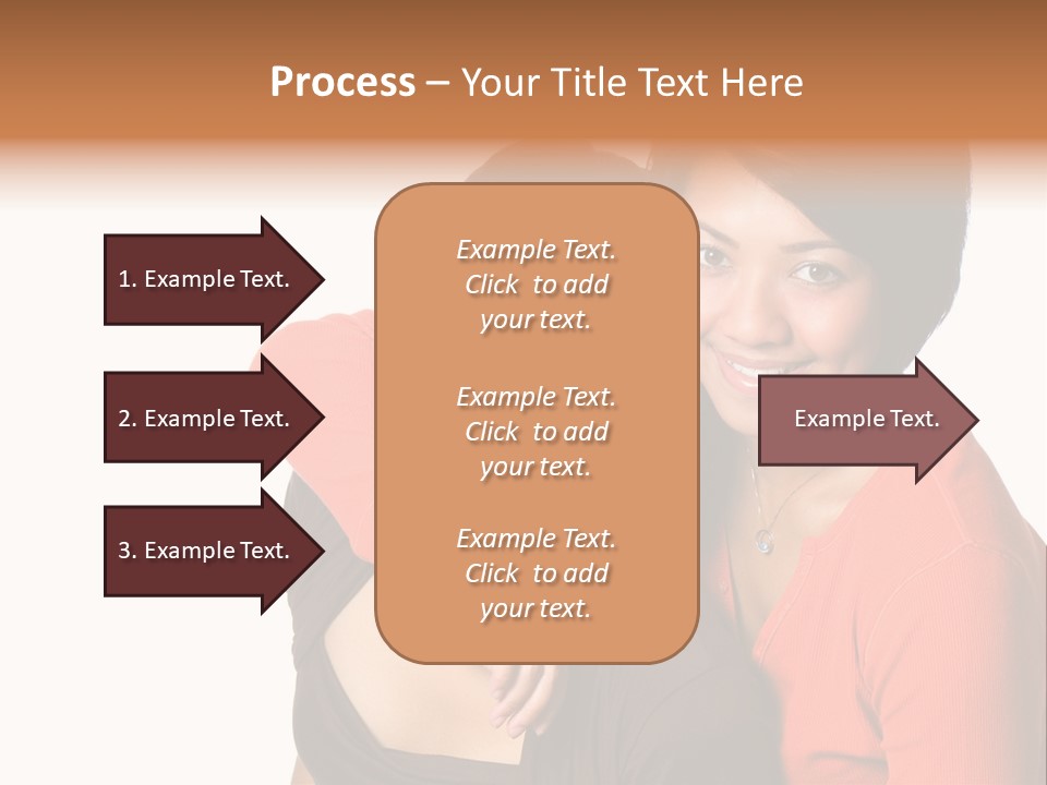 Two Beautiful Sisters From Asian Background. PowerPoint Template