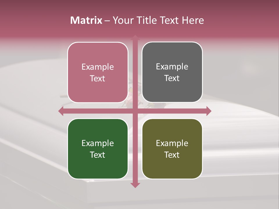 Horizontal Photo Of Three Roses On Casket At Arlington National Cemetery PowerPoint Template
