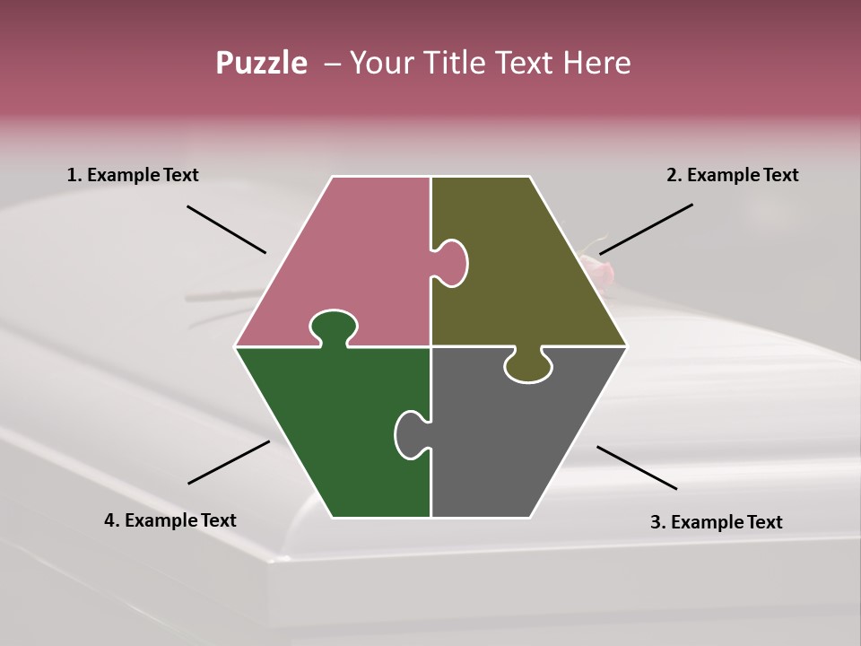 Horizontal Photo Of Three Roses On Casket At Arlington National Cemetery PowerPoint Template