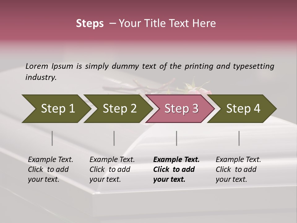 Horizontal Photo Of Three Roses On Casket At Arlington National Cemetery PowerPoint Template