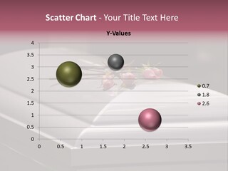 Horizontal Photo Of Three Roses On Casket At Arlington National Cemetery PowerPoint Template