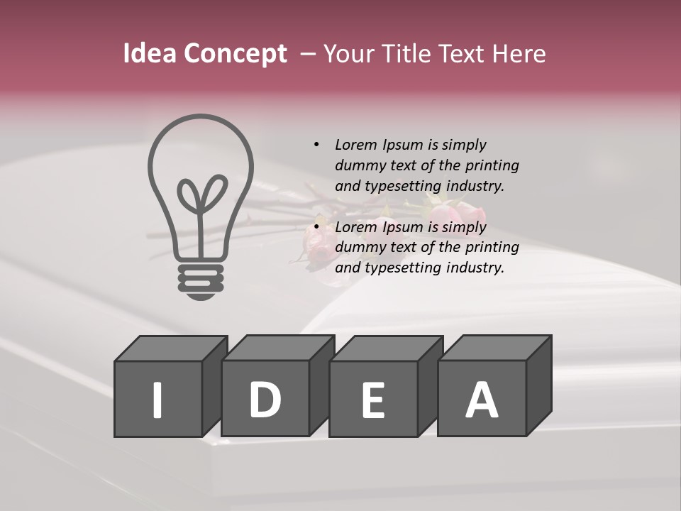 Horizontal Photo Of Three Roses On Casket At Arlington National Cemetery PowerPoint Template