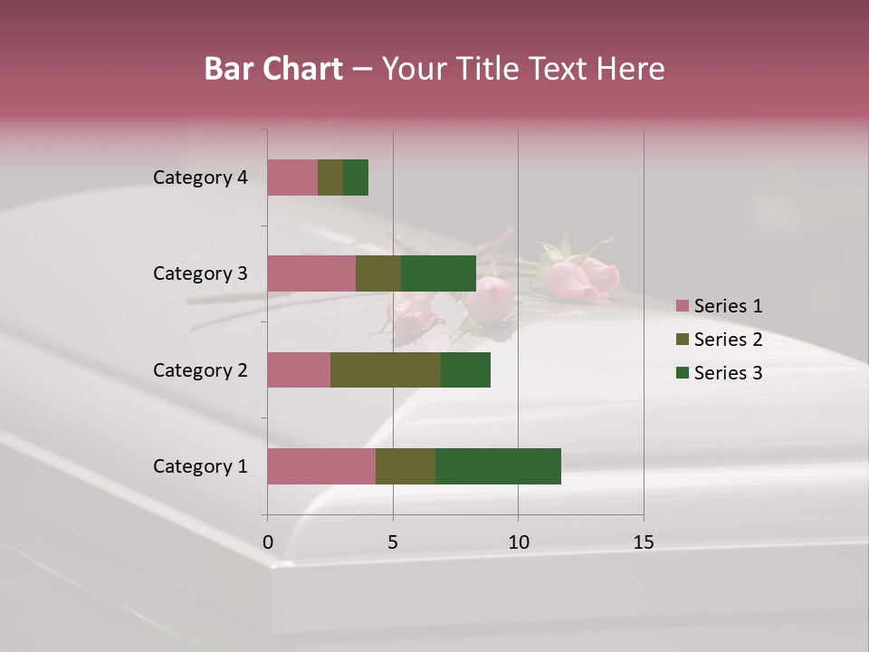 Horizontal Photo Of Three Roses On Casket At Arlington National Cemetery PowerPoint Template