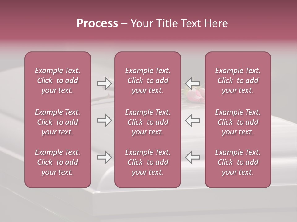 Horizontal Photo Of Three Roses On Casket At Arlington National Cemetery PowerPoint Template