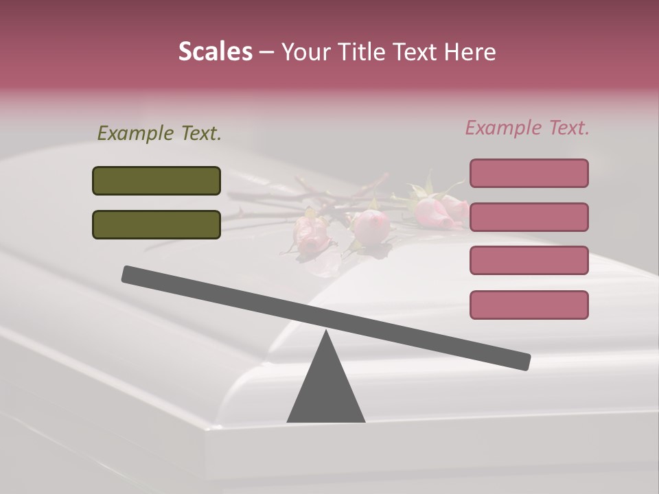 Horizontal Photo Of Three Roses On Casket At Arlington National Cemetery PowerPoint Template