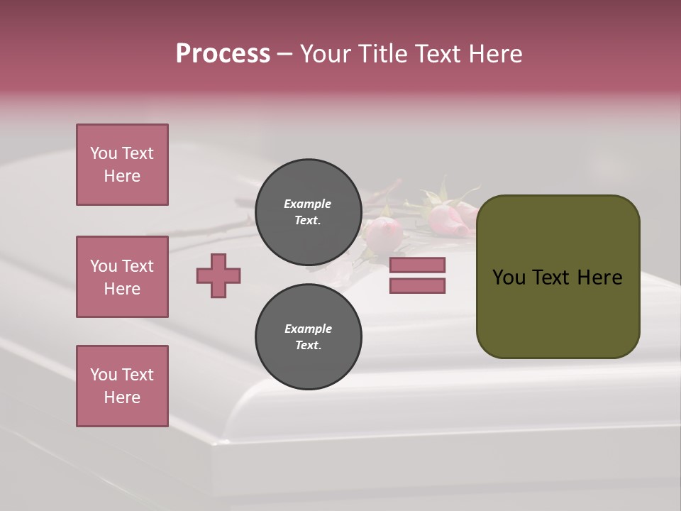 Horizontal Photo Of Three Roses On Casket At Arlington National Cemetery PowerPoint Template