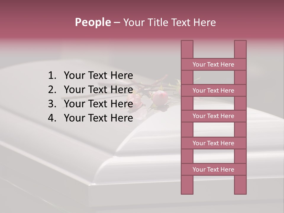 Horizontal Photo Of Three Roses On Casket At Arlington National Cemetery PowerPoint Template