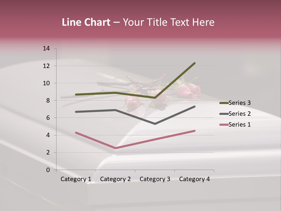 Horizontal Photo Of Three Roses On Casket At Arlington National Cemetery PowerPoint Template