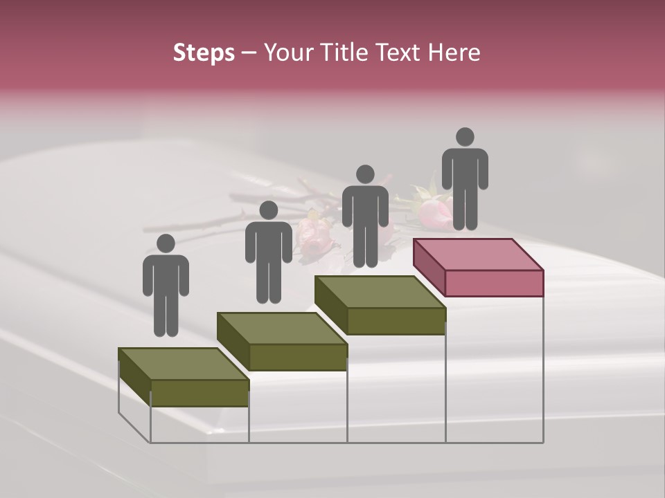 Horizontal Photo Of Three Roses On Casket At Arlington National Cemetery PowerPoint Template