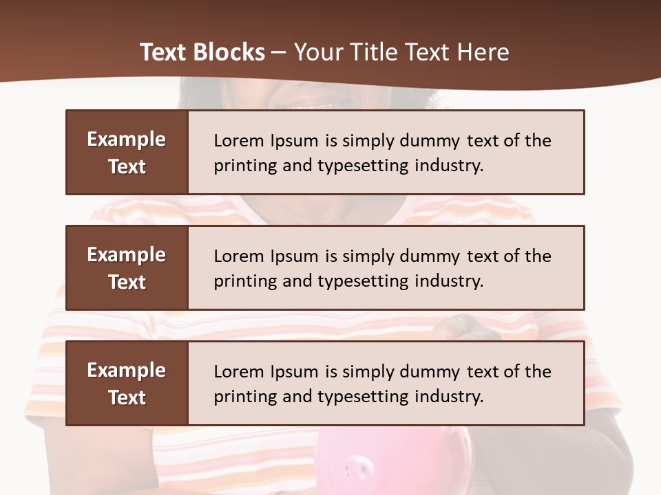 Senior Minority Woman Set On A White Background PowerPoint Template