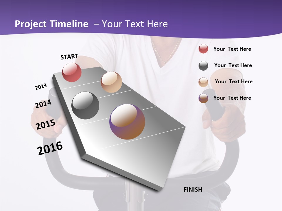 Senior Minority Man Working Out Set On A White Background PowerPoint Template