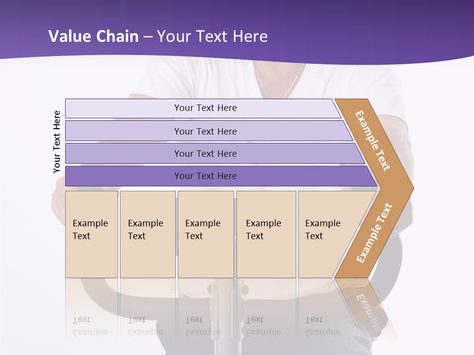 Senior Minority Man Working Out Set On A White Background PowerPoint Template
