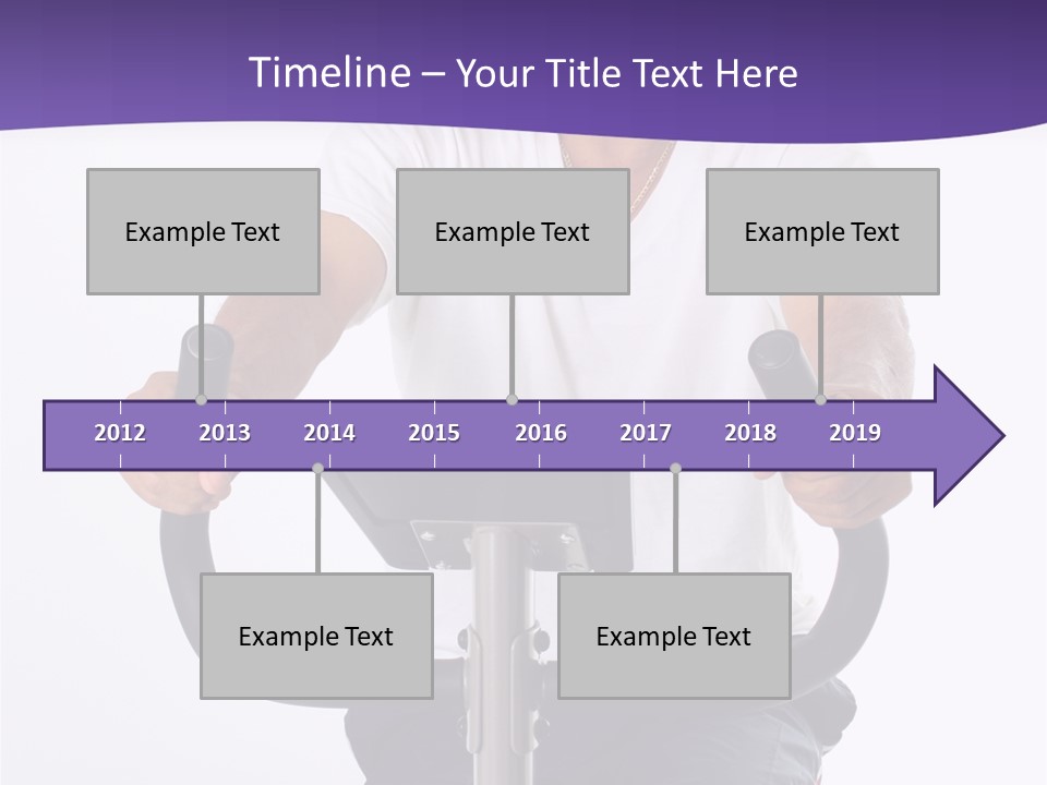 Senior Minority Man Working Out Set On A White Background PowerPoint Template