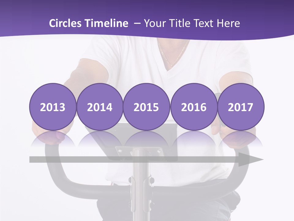 Senior Minority Man Working Out Set On A White Background PowerPoint Template