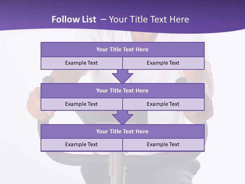 Senior Minority Man Working Out Set On A White Background PowerPoint Template