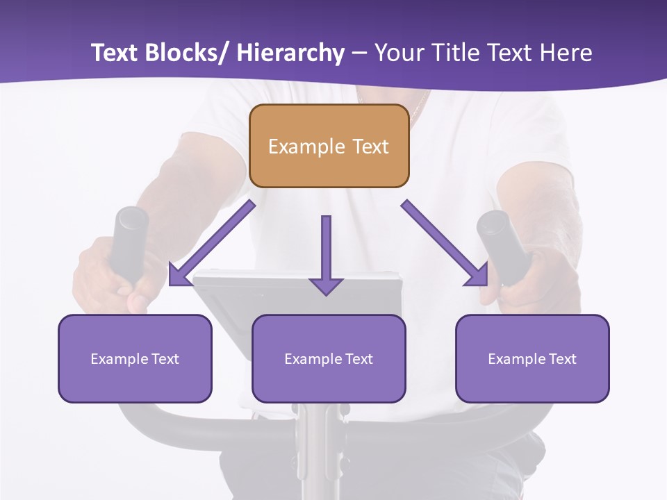 Senior Minority Man Working Out Set On A White Background PowerPoint Template