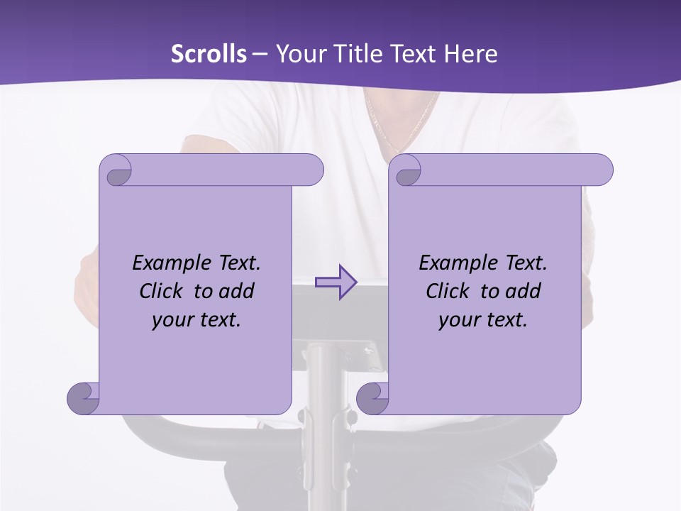 Senior Minority Man Working Out Set On A White Background PowerPoint Template