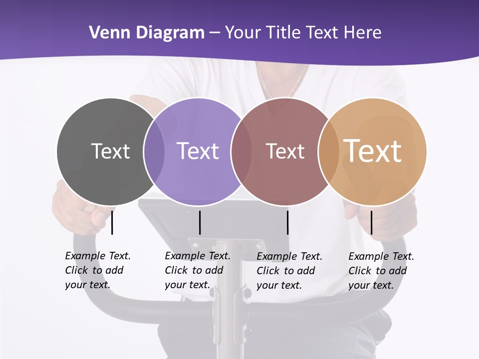 Senior Minority Man Working Out Set On A White Background PowerPoint Template