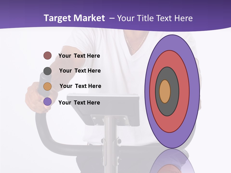 Senior Minority Man Working Out Set On A White Background PowerPoint Template