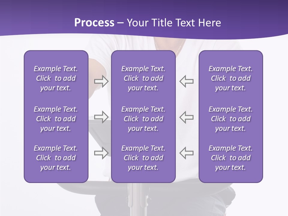 Senior Minority Man Working Out Set On A White Background PowerPoint Template