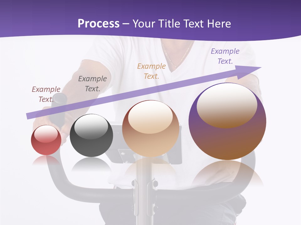 Senior Minority Man Working Out Set On A White Background PowerPoint Template
