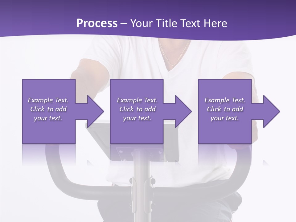 Senior Minority Man Working Out Set On A White Background PowerPoint Template