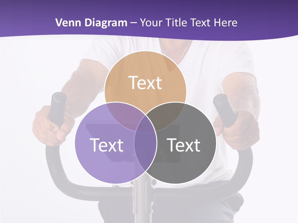 Senior Minority Man Working Out Set On A White Background PowerPoint Template