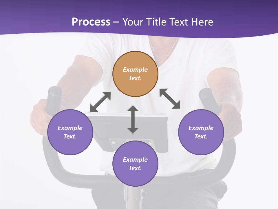 Senior Minority Man Working Out Set On A White Background PowerPoint Template