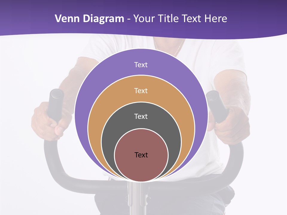 Senior Minority Man Working Out Set On A White Background PowerPoint Template