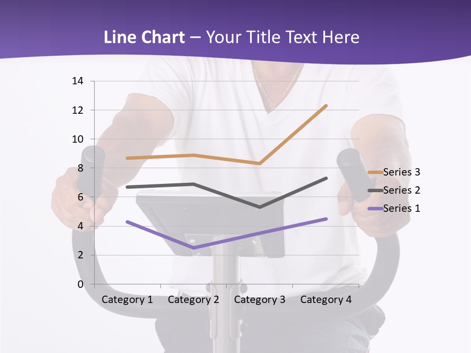 Senior Minority Man Working Out Set On A White Background PowerPoint Template