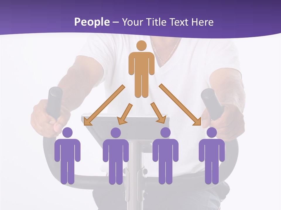 Senior Minority Man Working Out Set On A White Background PowerPoint Template