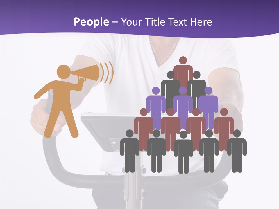 Senior Minority Man Working Out Set On A White Background PowerPoint Template